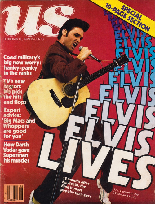 Us Magazine February 20 1979 Elvis Movie Kurt Russell, Darth Vader, Big Macs & Whoppers Are Good For You (#2)
