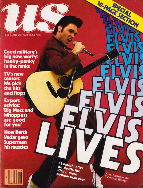 Us Magazine February 20 1979 Elvis Movie Kurt Russell, Darth Vader, Big Macs & Whoppers Are Good For You (#3)
