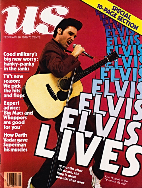 Us Magazine February 20 1979 Elvis Movie Kurt Russell, Darth Vader, Big Macs & Whoppers Are Good For You (#4)
