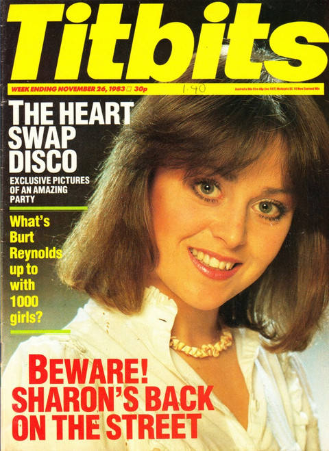 Titbits Magazine #5080 November 26, 1983 UK The Heart Swap Disco, Burt Reynolds (#1)
