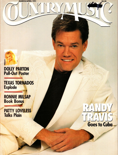 Country Music Magazine March April 1991 Randy Travis, Patty Loveless, Dolly Parton Poster
