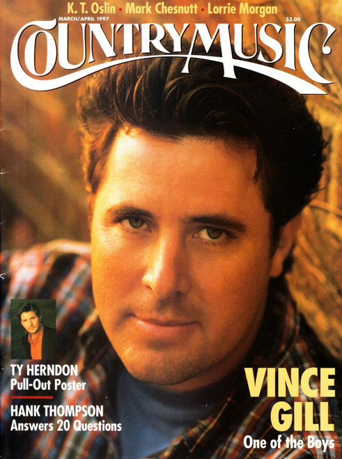 Country Music Magazine March April 1997 Vince Gill, Lorrie Morgan, Ty Herndon Poster
