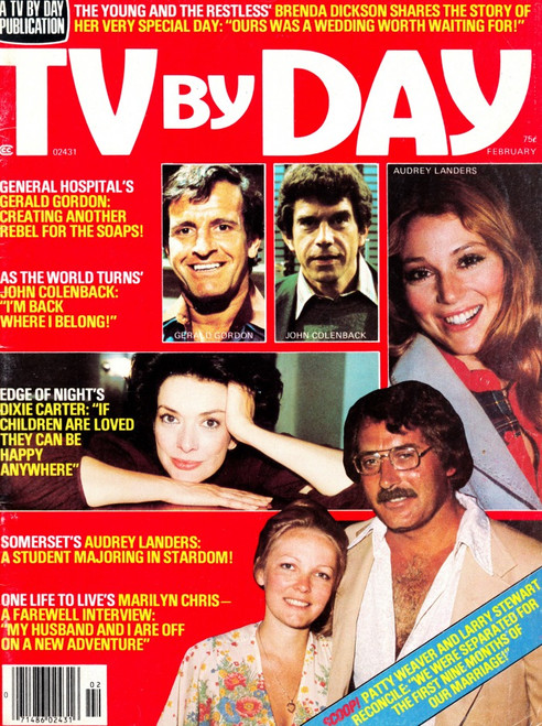 TV By Day Magazine February 1977 General Hospital, As The World Turns, Somerset, Edge Of Night
