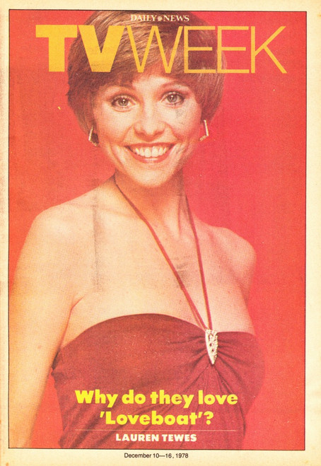 Daily News TV Week Magazine December 10 1978 Lauren Tewes The Loveboat New York City Guide
