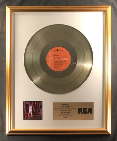 Elvis Presley Elvis NBC TV Special LP Gold Non RIAA Record Award RCA Records 