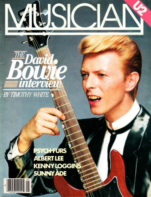 Musician Magazine #55 May 1983 David Bowie, Albert Lee, Kenny Loggins, U2, Albert Lee, Sunny Ade
