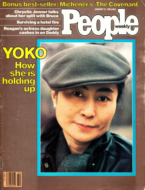 People Weekly Magazine January 12 1981, Yoko Ono Lennon John, Patti Davis Reagan

