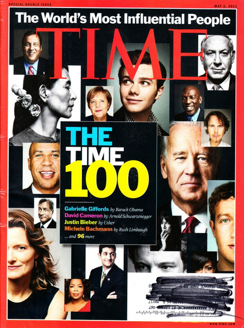 Time Magazine May 2 2011 Special Double Issue, The Time 100 Most Influential, Justin Bieber