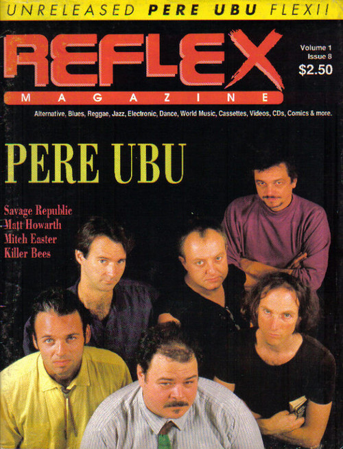 Reflex Magazine #8 1984 Pere Ubu With FREE RECORD "Talk To Me", Killer Bees, Mitch Easter
