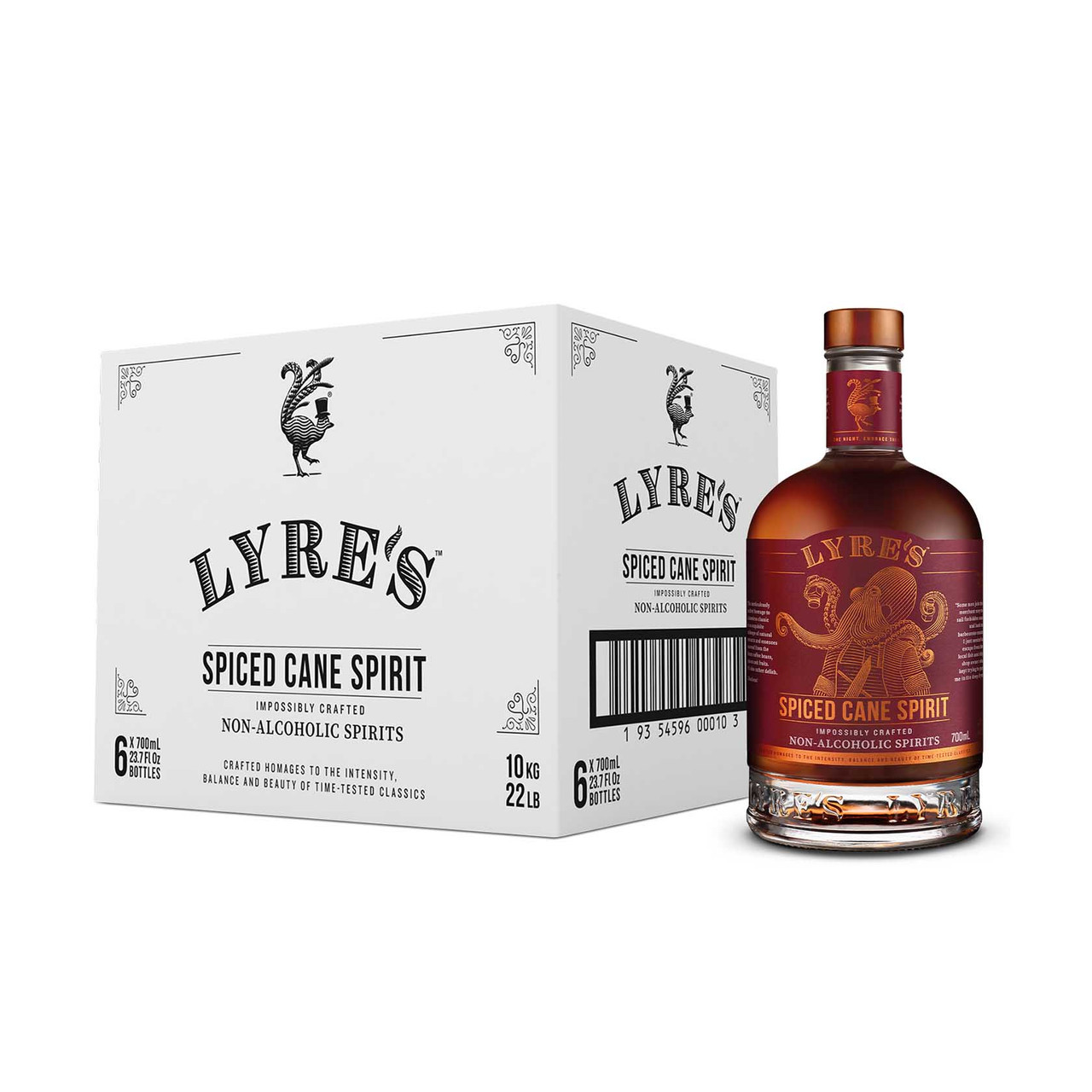 Spiced Cane Spirit Non-Alcoholic Spirit - Spiced Rum Case Of 6 | Lyre's