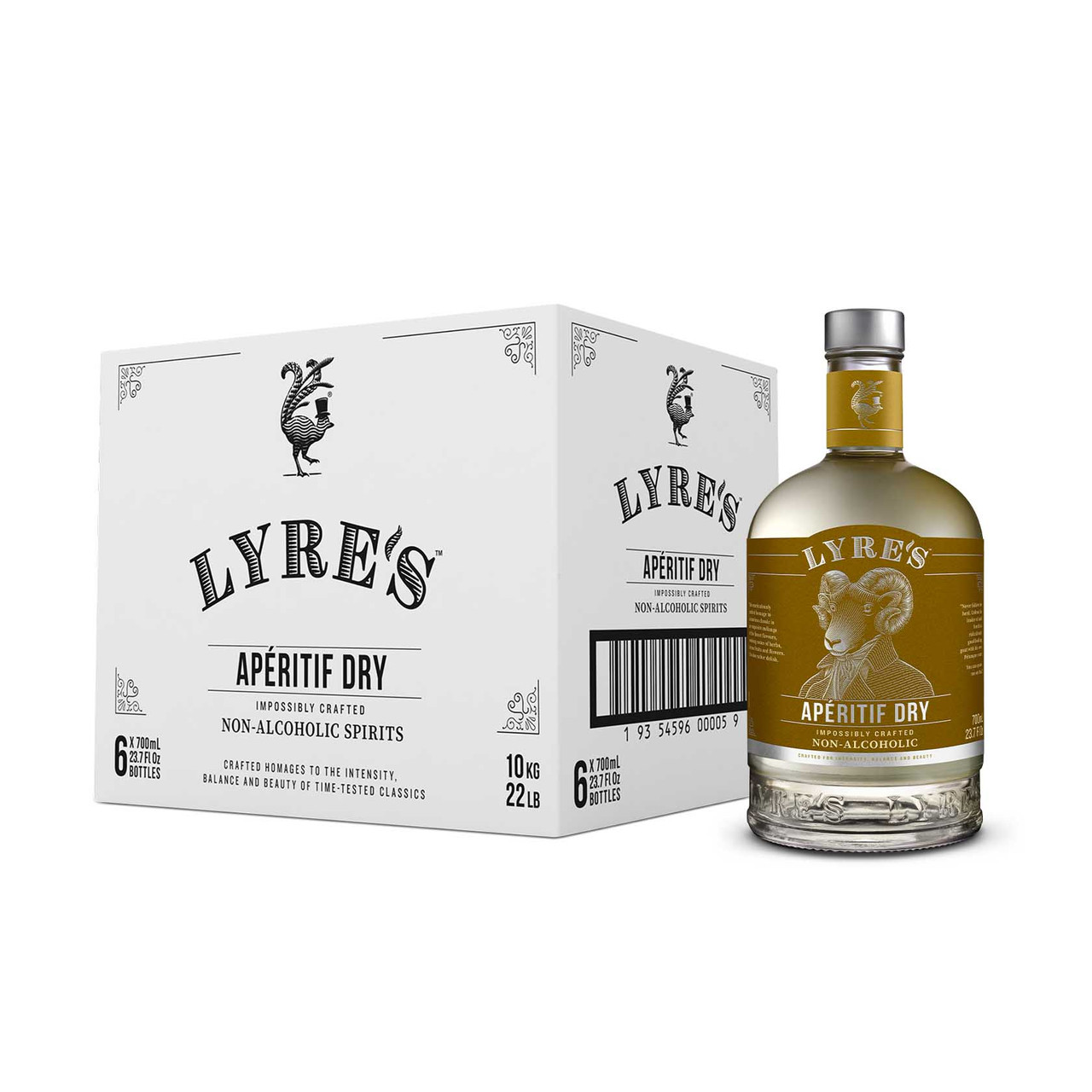 Aperitif Dry sans alcool - Vermouth sec Caisse de 6 | Lyre's