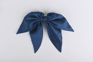 Moño doble coletas Azul Marino HC-26754E 21 cm