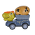 Carro de dinosaurio dif diseños TF-2043 