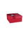 Caja Cuadrada Roja c/Moño 1076 15x15 cm