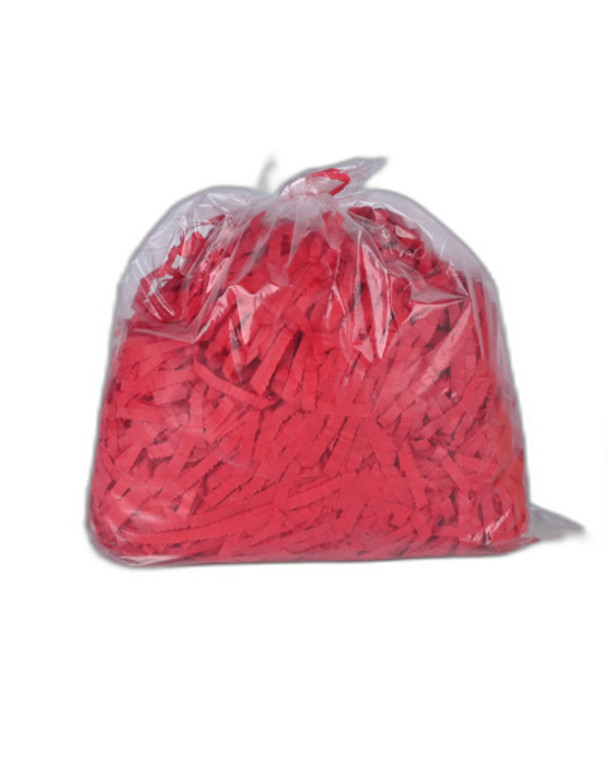 Papel china en tiras Rojo