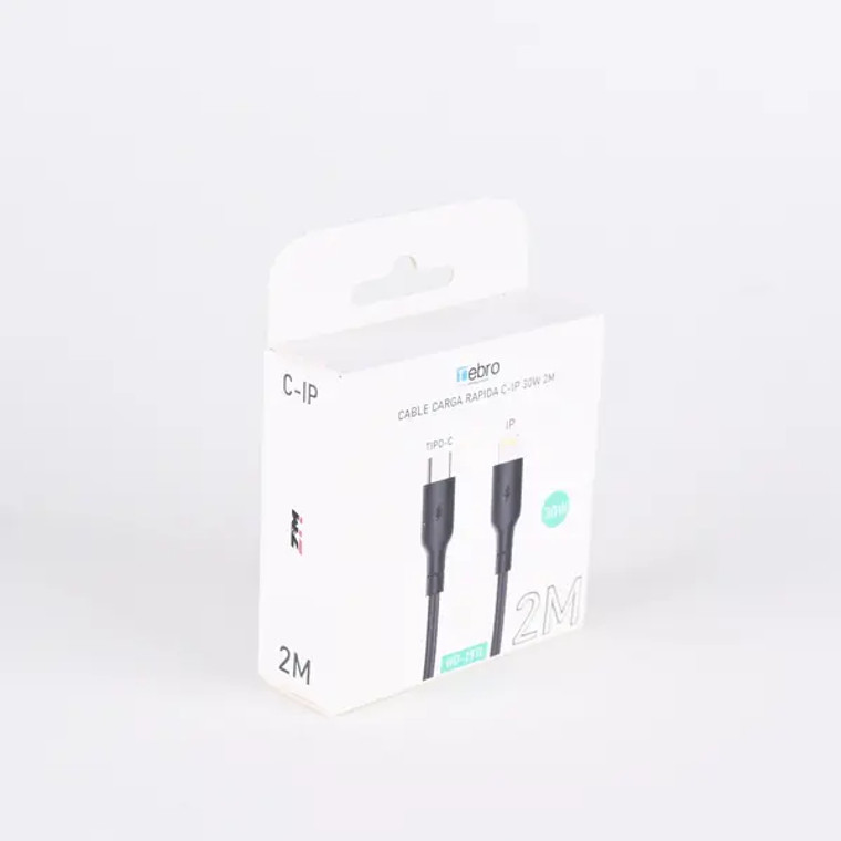 Cable C-IP 30W Negro WD-25TL 2 m