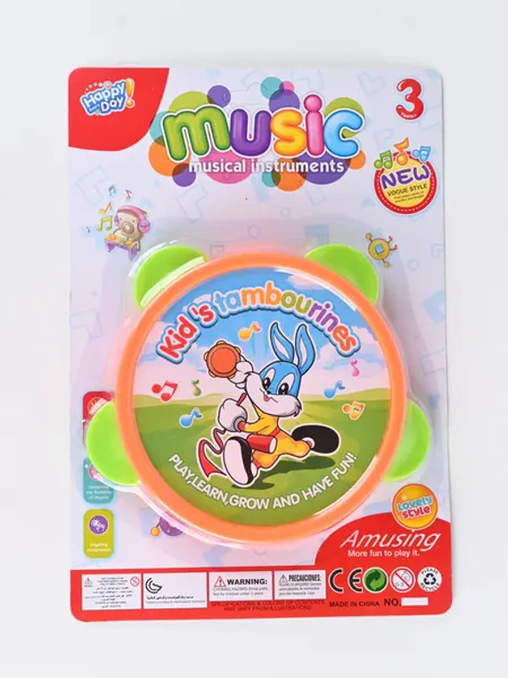 Pandero musical 2Y368-4 18x25 cm