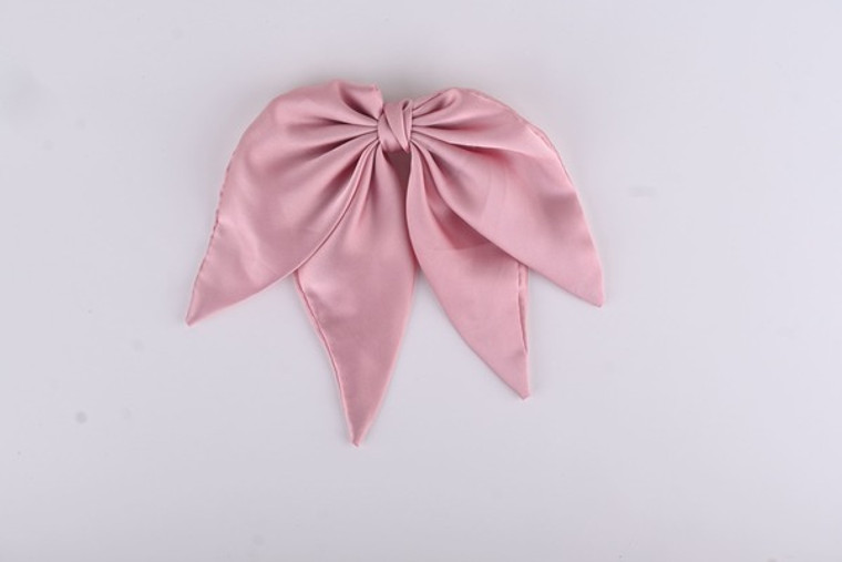 Moño doble coletas Rosa Viejo HC-26754BN 21 cm