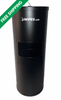 Stainless Steel Floor Stand Wipes Dispenser - Black