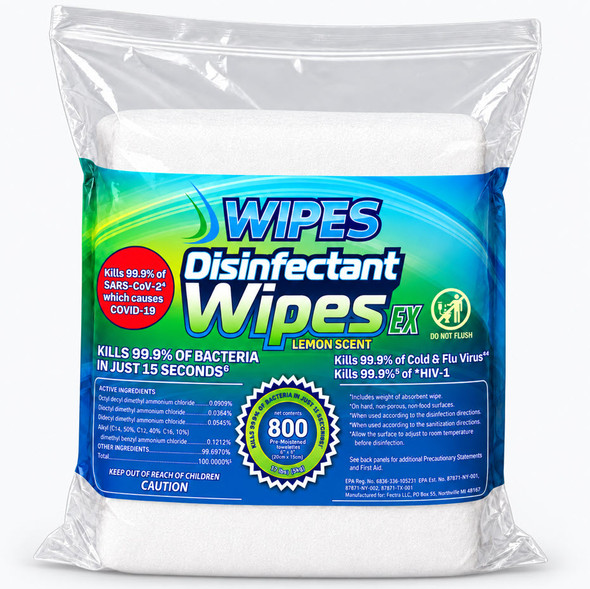 Wipes Disinfectant Wipes EX - Refill Rolls- 800 Count/4 Rolls