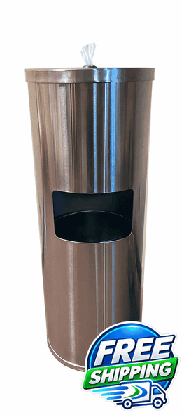 Stainless Steel Floor Stand Wipes Dispenser