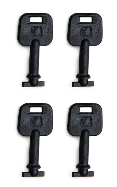 Wall Mount Replacement Keys - 4