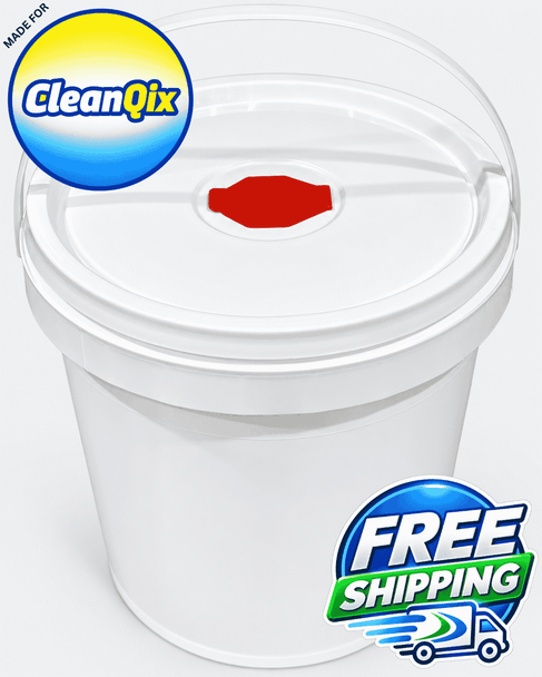 CleanQix Wipes Bucket Dispenser - 4