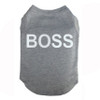 Grey Boss Design Dog Vest