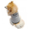 Light Grey Babe Magnet Dog Vest