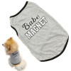 Light Grey Babe Magnet Dog Vest