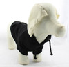 Plain Black Dog Hoodie