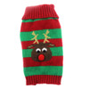 Red Green Reindeer Rudolph Knitted Dog Jumper