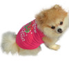 Pink Mistletoe Kiss Christmas Dog Vest