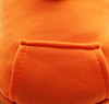 Orange Plain Dog Hoodie