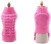 Pink Classic Knitted Dog Jumper