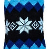 Blue Snowflake Knitted Dog Jumper