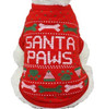 Red Santa Paws Christmas Dog T-Shirt