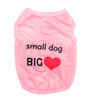 Pink Small Dog Big Heart Dog Vest