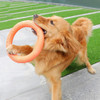 Orange Floating Pull Ring Dog Toy