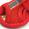 Red Mesh Dog Sandals
