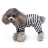 Grey Striped Dog Pyjamas