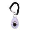 White Keychain Dog Training Clicker