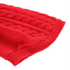 Red Plain Turtleneck Knitted Dog Jumper