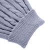 Grey Plain Turtleneck Knitted Dog Jumper