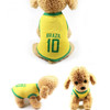 Brazil Dog Football Vest