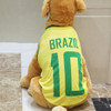 Brazil Dog Football Vest