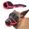 Red Black Dog Mouth Muzzle