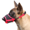 Red Black Dog Mouth Muzzle