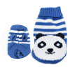 Blue Panda Soft Knitted Dog Jumper