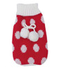 Red Dots Soft Knitted Dog Jumper